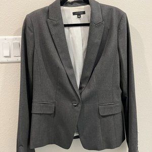 Ann Taylor gray blazer size 10 Tall